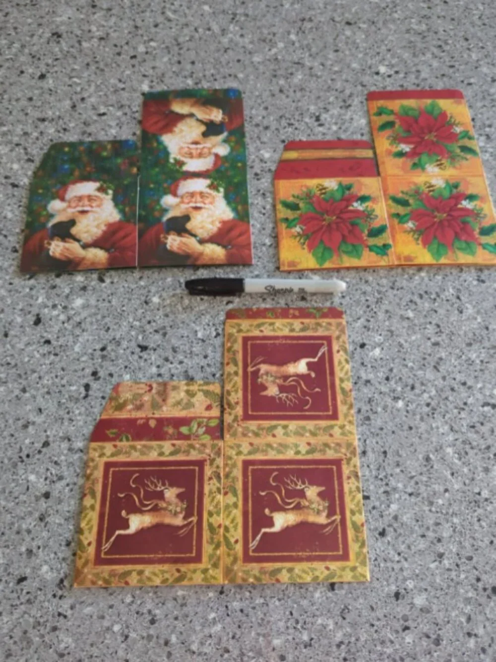 Christmas Gift Boxes & Bag + Tree Confetti
